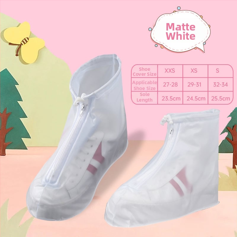 Vaikų lauko batų dangteliai lietui — atsparūs vandeniui PVC, sustiprinta medžiaga, neslidūs, atsparūs dilimui