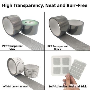 PVC remonto pleištas lango tinkleliui – nuotėkio taisymas, storis 0.38 mm, prekės ženklas Permanent