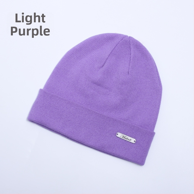 Unisex kepurė iš merino vilnos, nerta, skirta lauko žygiams ir dviračių važiavimui, ausų apsauga