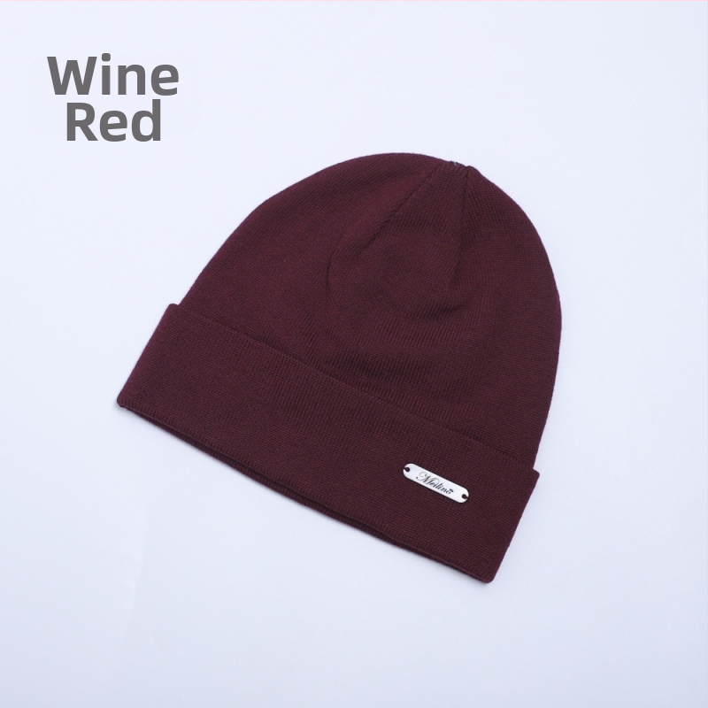 Unisex kepurė iš merino vilnos, nerta, skirta lauko žygiams ir dviračių važiavimui, ausų apsauga