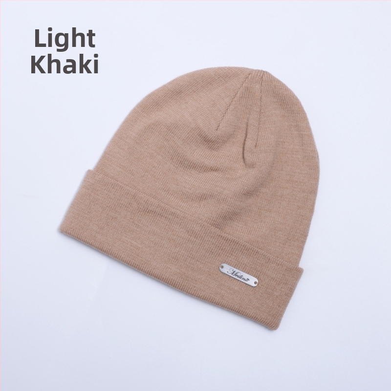 Unisex kepurė iš merino vilnos, nerta, skirta lauko žygiams ir dviračių važiavimui, ausų apsauga