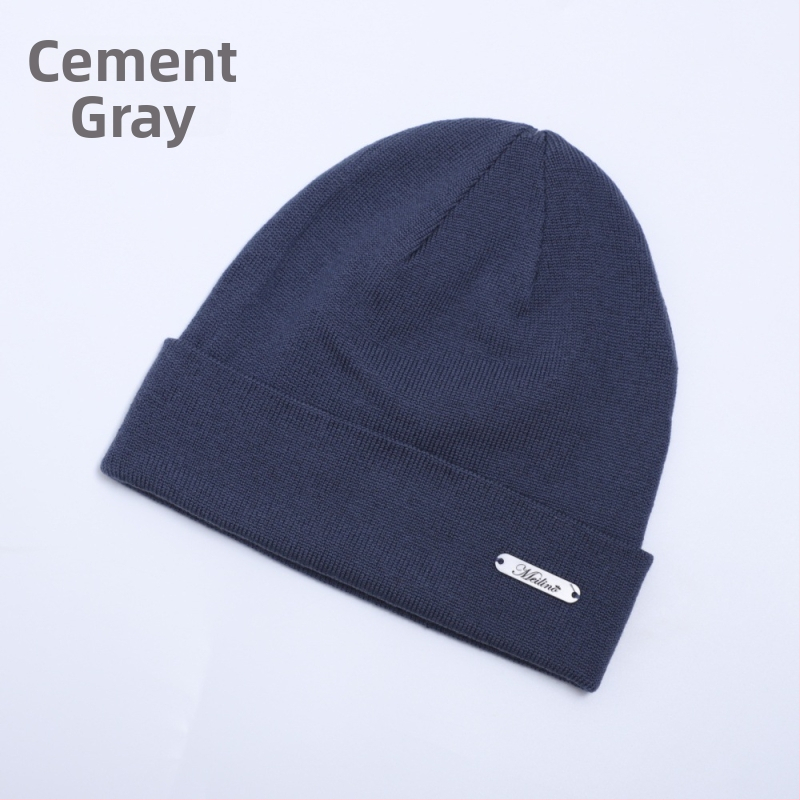 Unisex kepurė iš merino vilnos, nerta, skirta lauko žygiams ir dviračių važiavimui, ausų apsauga