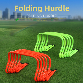 Saliekamie regulējami futbola apmācības šķēršļi bērniem – PVC apmācību palīglīdzeklis