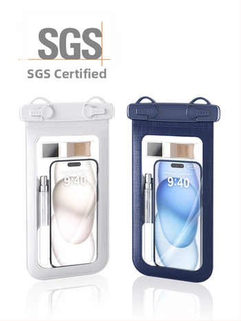 Veekindel telefonikott käevõru stiilis, puutetundlik ekraan, PVC-materjal, suur maht, sobib välitegevusteks