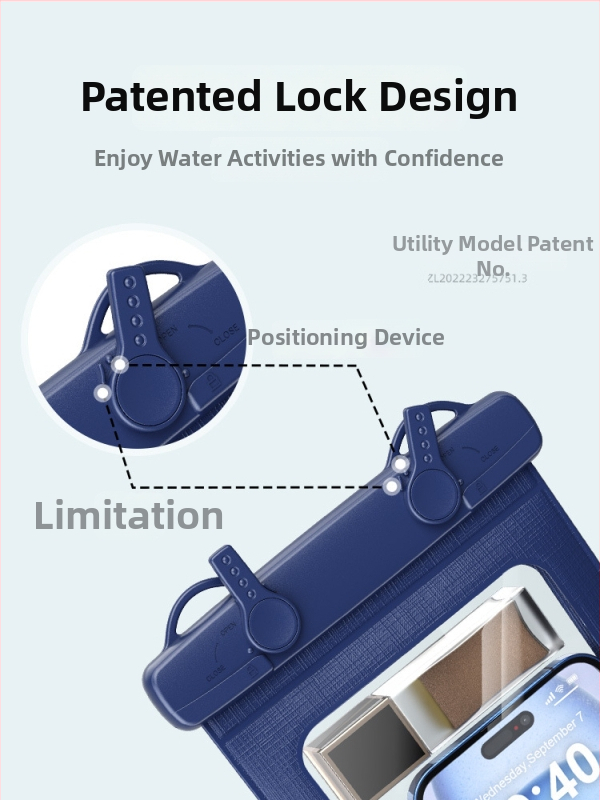 Vodotesné puzdro na telefón na rameno s dotykovým displejom, PVC materiál, veľká kapacita, pre šport a vonkajšie aktivity
