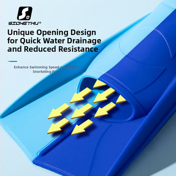 Silicone ujumispinnid, unisex, lühikesed – Sioweymu, Zhejiang päritolu