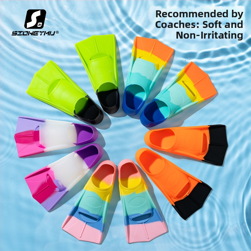 Silicone plaukimo pelekai, unisex, trumpi – Sioweymu, kilmė Zhejiang