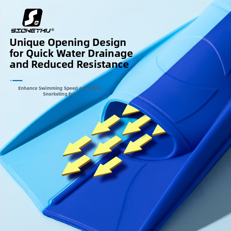 Silicone plaukimo pelekai, unisex, trumpi – Sioweymu, kilmė Zhejiang