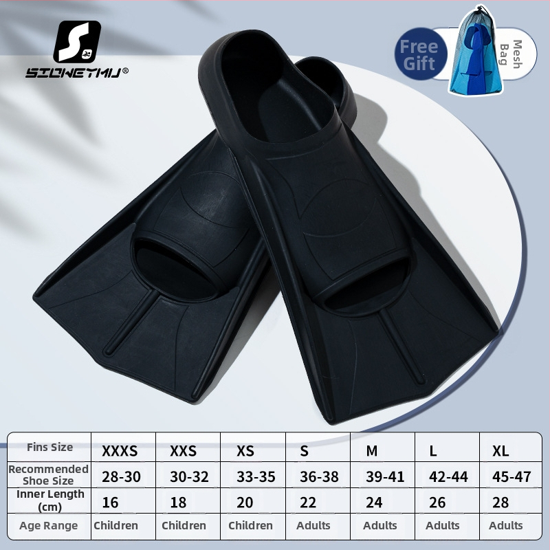 Silicone ujumispinnid, unisex, lühikesed – Sioweymu, Zhejiang päritolu