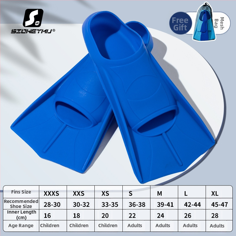 Silicone ujumispinnid, unisex, lühikesed – Sioweymu, Zhejiang päritolu