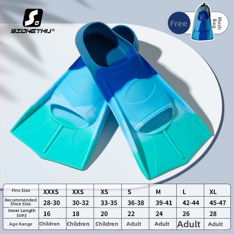 Professionaalsed silikoonist uju finsid treeninguteks – ilma kaubamärgita, Zhejiang päritolu