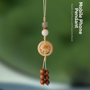 Käsitöö Bodhi bagażāžas talisman — armas loomamuster (karu/siga/väike loom), Materjal Bodhi