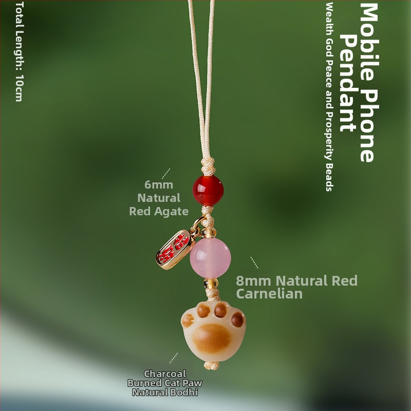 Käsitöö Bodhi bagażāžas talisman — armas loomamuster (karu/siga/väike loom), Materjal Bodhi