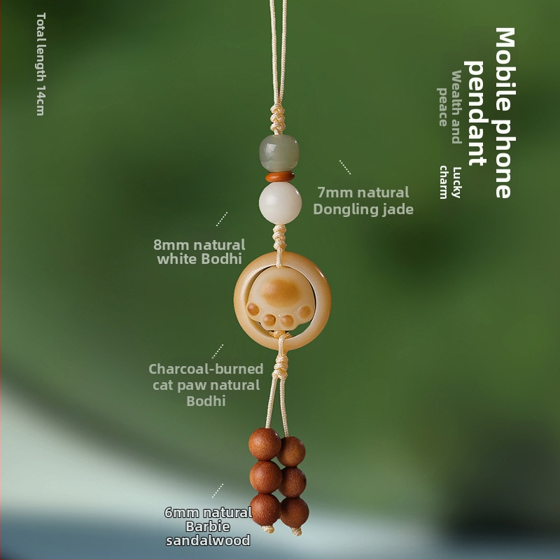 Käsitöö Bodhi bagażāžas talisman — armas loomamuster (karu/siga/väike loom), Materjal Bodhi