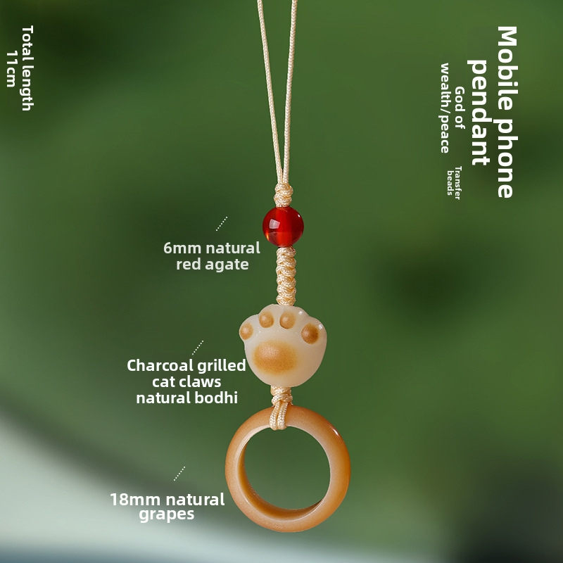 Käsitöö Bodhi bagażāžas talisman — armas loomamuster (karu/siga/väike loom), Materjal Bodhi