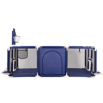 Интериорна детска безопасна ограда с предпазна платнена материя за пода или леглото, подпомага пълзенето