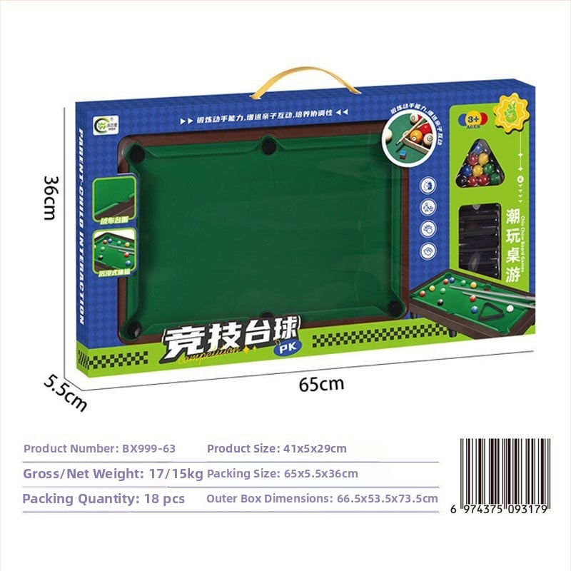 Fotbal de masă pentru doi – joc educațional cu mai multe sporturi (biliard, baschet) pentru copii 4–6 ani.