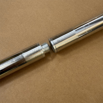 Super Rich roostevabast terasest kalastusvõrgu vars, mitmeosaline pikendus 8 mm kruvipeaga