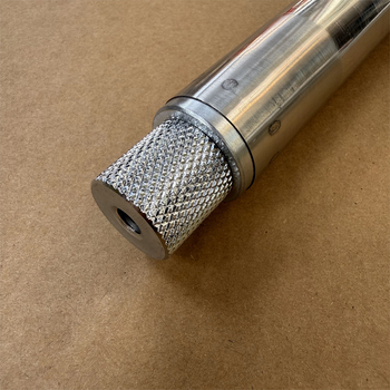 Super Rich roostevabast terasest kalastusvõrgu vars, mitmeosaline pikendus 8 mm kruvipeaga