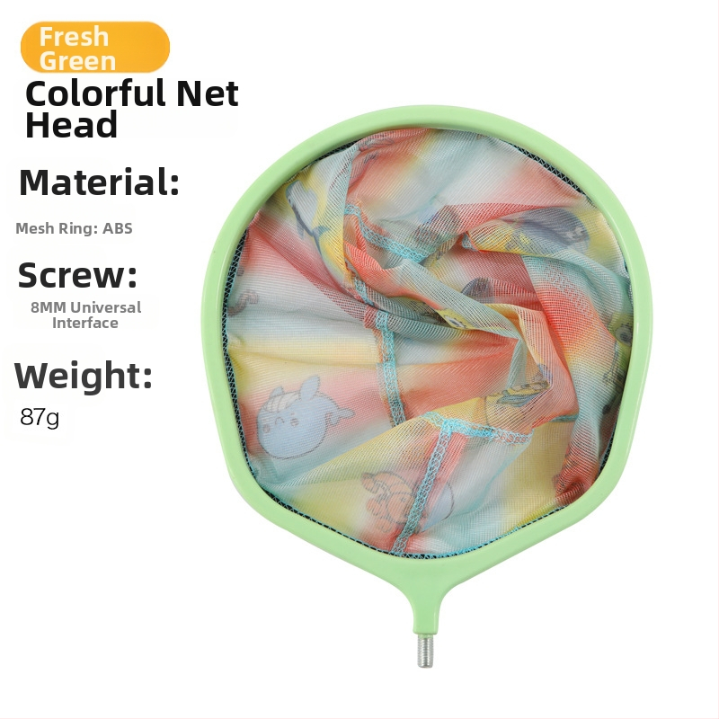 Vaikų žvejybos tinklas su anglies teleskopine lazda, sulankstomas tinklas su smulkiu tinkleliu mažoms žuvims, krevetėms, drugeliams ir vabzdžiams