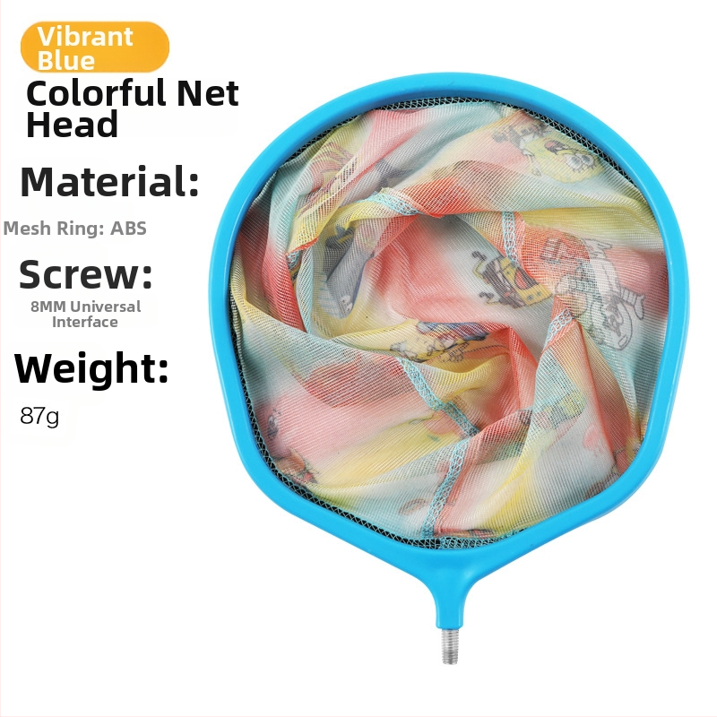 Vaikų žvejybos tinklas su anglies teleskopine lazda, sulankstomas tinklas su smulkiu tinkleliu mažoms žuvims, krevetėms, drugeliams ir vabzdžiams