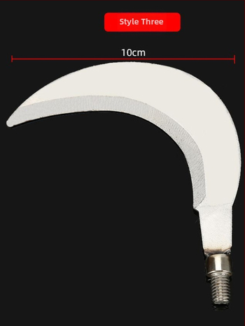 Raudne lõikepea murule ja veetaimedele, 8 mm keermestusega, ühilduv võrgustiku vardaga