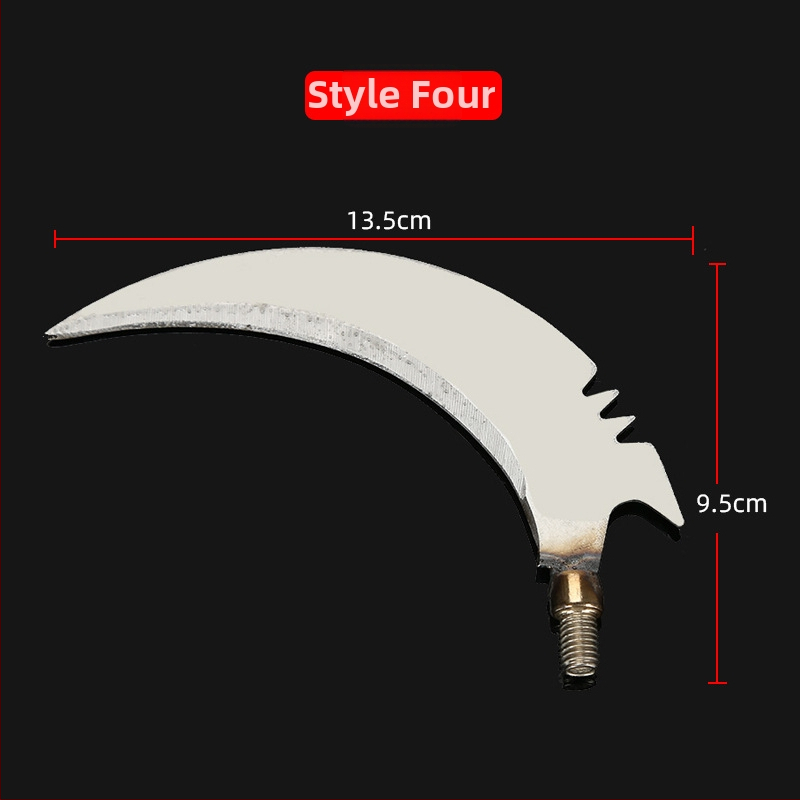 Raudne lõikepea murule ja veetaimedele, 8 mm keermestusega, ühilduv võrgustiku vardaga