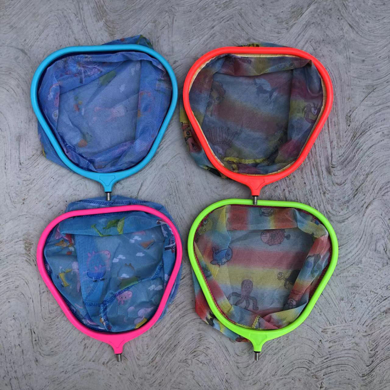 Vaikų teleskopinis nerūdijančio plieno žvejybos tinklo komplektas kemptingui (tinklelio gylis 14 cm, plonas tinklelis, reguliuojamas strypas)