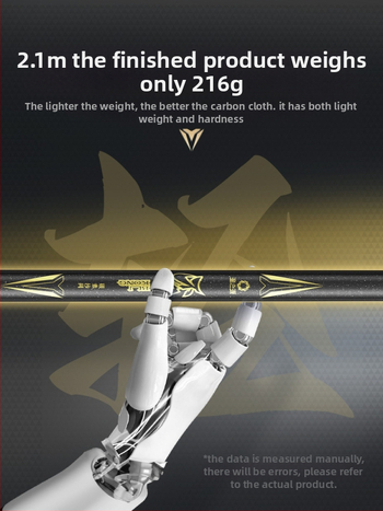 Kalastusvõrgu varras teleskoopvarrega, suur võrgukott, tugevdatud süsinikkiust konstruktsioon