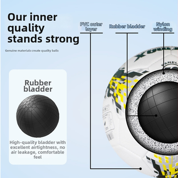 PVC futbola bumba bērniem — treniņu bumba ar mašīnisku šuvumu, piemērota pamatskolas un vidusskolas skolēniem