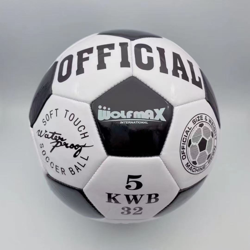 PVC futbola bumba bērniem — treniņu bumba ar mašīnisku šuvumu, piemērota pamatskolas un vidusskolas skolēniem