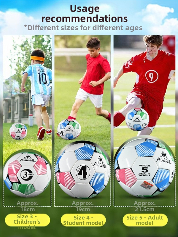 Adwek PU World Cup футбол – машинно шит, 345, за тренировъчен лагер за младежи, персонализирано лого