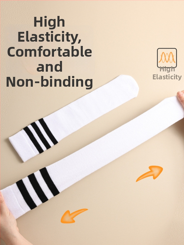 Nubi elf gyerek hosszú cső zokni – csíkos és egyszínű mintával, 80% pamut, közepes vastagság, nedvszívó