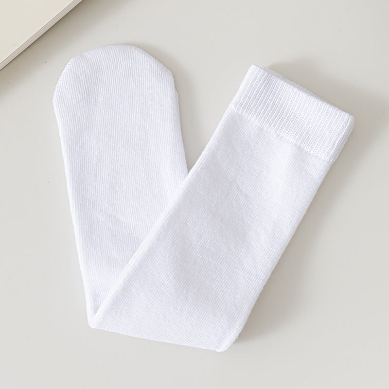 Nubi elf gyerek hosszú cső zokni – csíkos és egyszínű mintával, 80% pamut, közepes vastagság, nedvszívó