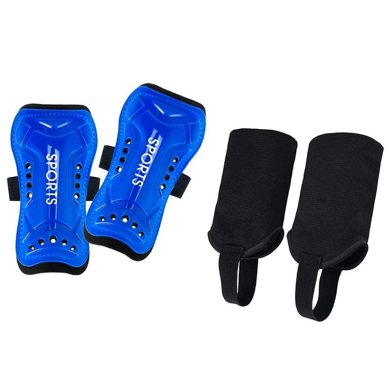Shin Guard комплект със презрамки, PU материал, Продукт № HTB02+HTB34, Elephant Series, Футбол