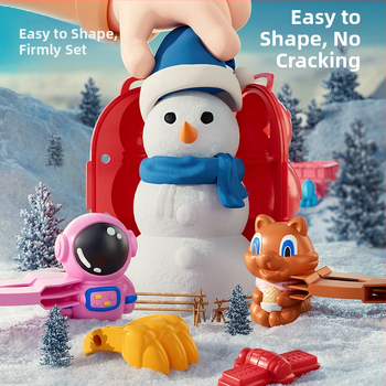 Sniega klipu rotaļlieta, plastmasa, ārējiem sniega spēlēm; sniega klipu kategorija; piemērota 4–6 gadus veciem bērniem; 3C sertifikāts 2024182202063189.