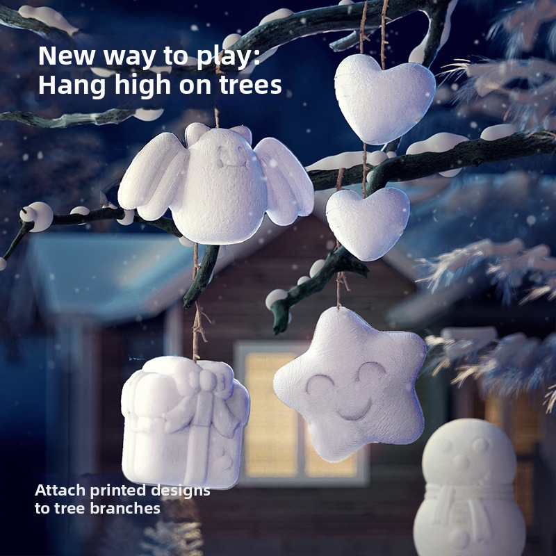 Sniega klipu rotaļlieta, plastmasa, ārējiem sniega spēlēm; sniega klipu kategorija; piemērota 4–6 gadus veciem bērniem; 3C sertifikāts 2024182202063189.