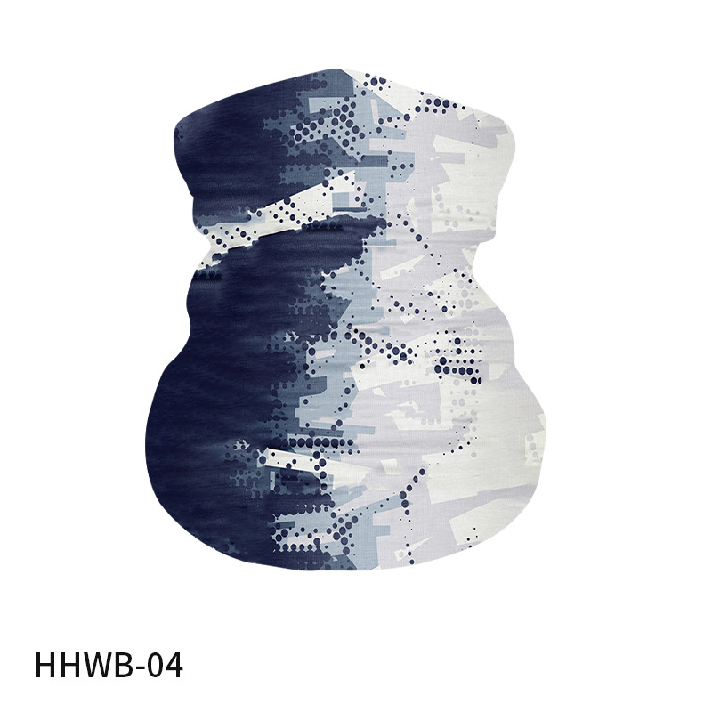 Szabadidős UV-védett nyakmelegítő művészi digitális nyomtatással, poliészter, uniszex felnőtt, törött virágok mintázatú