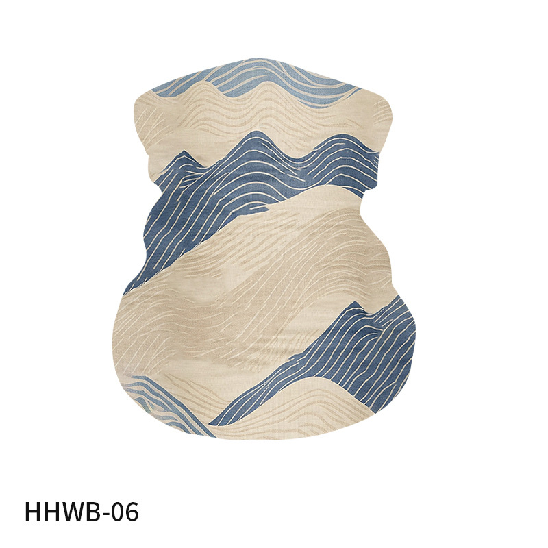 Szabadidős UV-védett nyakmelegítő művészi digitális nyomtatással, poliészter, uniszex felnőtt, törött virágok mintázatú