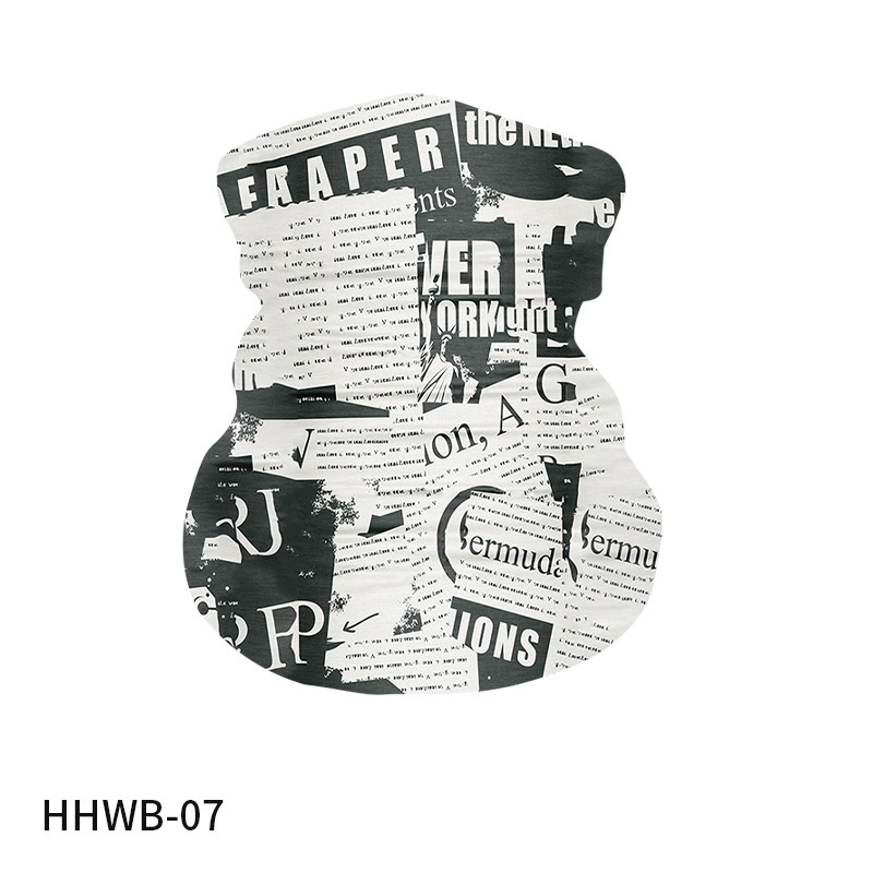 Szabadidős UV-védett nyakmelegítő művészi digitális nyomtatással, poliészter, uniszex felnőtt, törött virágok mintázatú