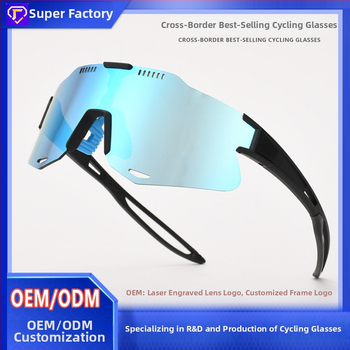 TR90 dviračių akiniai UY080, abiem lytims, be rėmelio, keičiami lęšiai