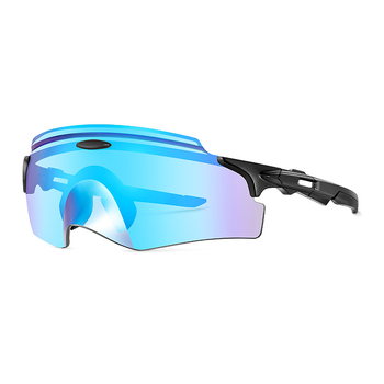 Dviračių akiniai, PC medžiaga, modelis 99007-2, vėjo atsparūs, keičiamieji lęšiai