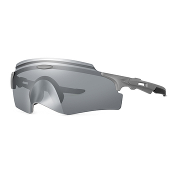 Dviračių akiniai, PC medžiaga, modelis 99007-2, vėjo atsparūs, keičiamieji lęšiai