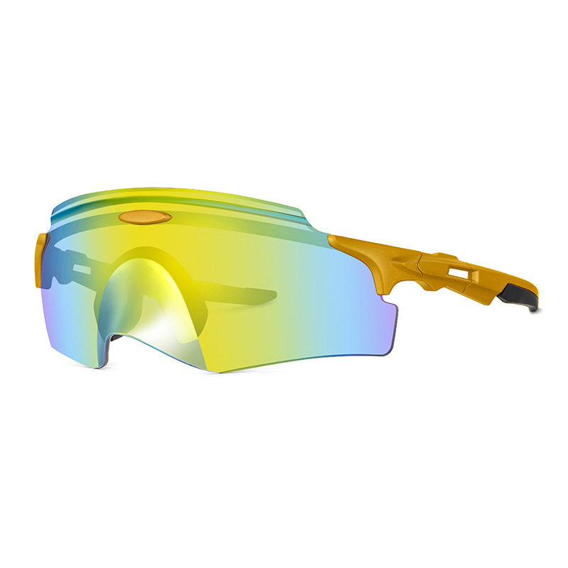 Dviračių akiniai, PC medžiaga, modelis 99007-2, vėjo atsparūs, keičiamieji lęšiai