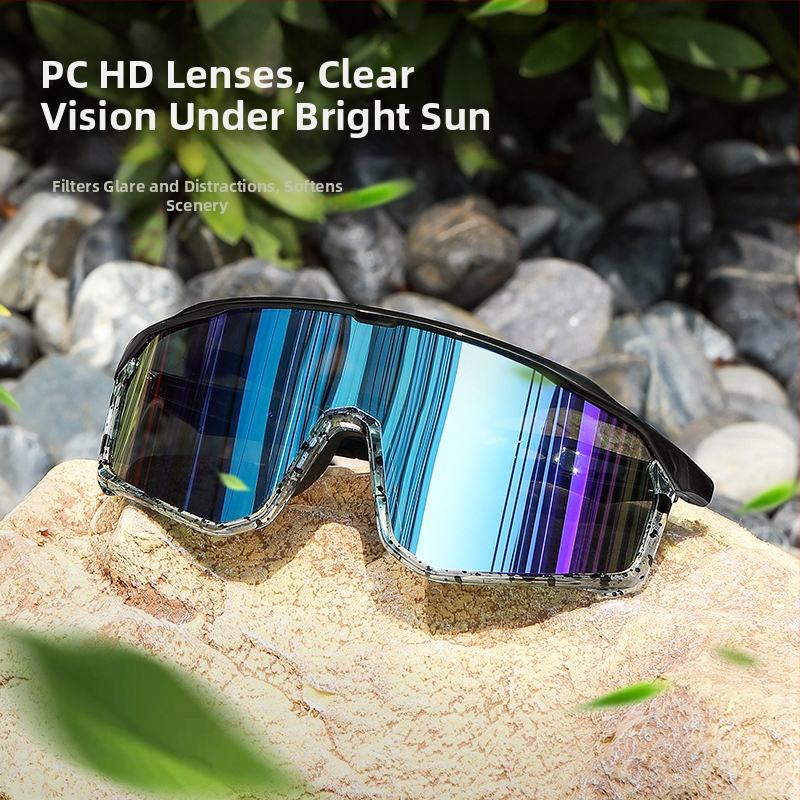 Dviračių akiniai ZM99011, keičiamos lęšiai, vėjo atsparūs, pilnas rėmas, unisex