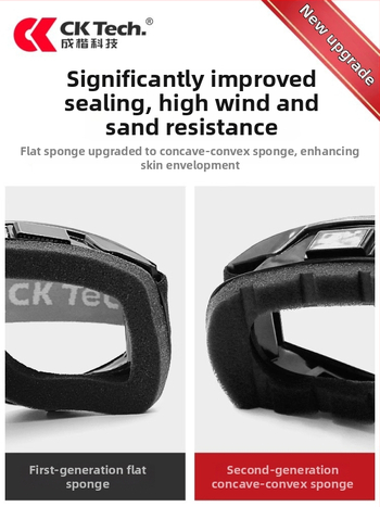 Dviračių akiniai, sporto stilius, universalūs, modelis CKY-134, medžiaga PC