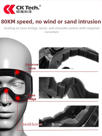 Dviračių akiniai, sporto stilius, universalūs, modelis CKY-134, medžiaga PC