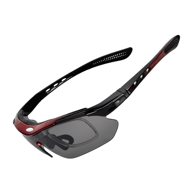 Strength Merchants poliarizuoti dviračių akiniai YJ04, suderinami su dioptrijomis, nuimami tempai, inžinerinė derva