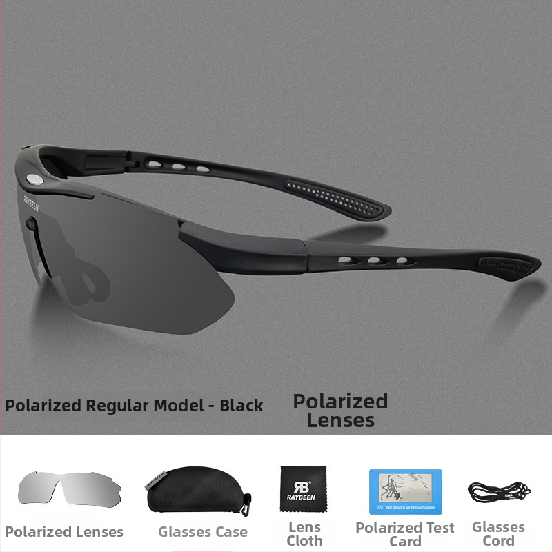 Strength Merchants poliarizuoti dviračių akiniai YJ04, suderinami su dioptrijomis, nuimami tempai, inžinerinė derva