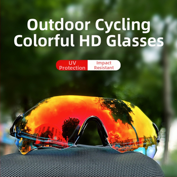 Poliarizuotos dviratininko akinės LP5001, unisex, TR90 rėmas, keičiamų lęšių, reguliuojamas nosies tiltelis